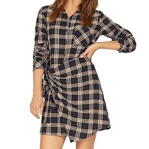 Sanctuary Plaid Wrap Dress
